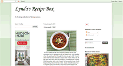 Desktop Screenshot of lyndasrecipebox.com