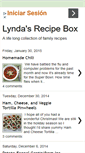 Mobile Screenshot of lyndasrecipebox.com