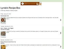 Tablet Screenshot of lyndasrecipebox.com